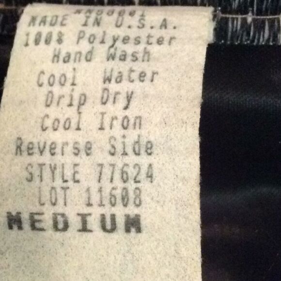 🎄 VTG 80s‎ liquid gold  jacket/beaded bells 🎅🏻 - Picture 7 of 8